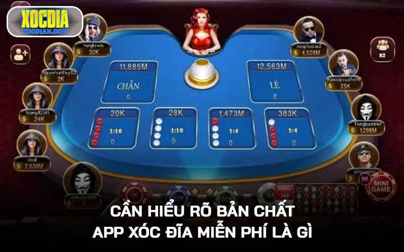 Cần hiểu rõ bản chất app Xóc đĩa miễn phí là gì để vui chơi đúng mục đích