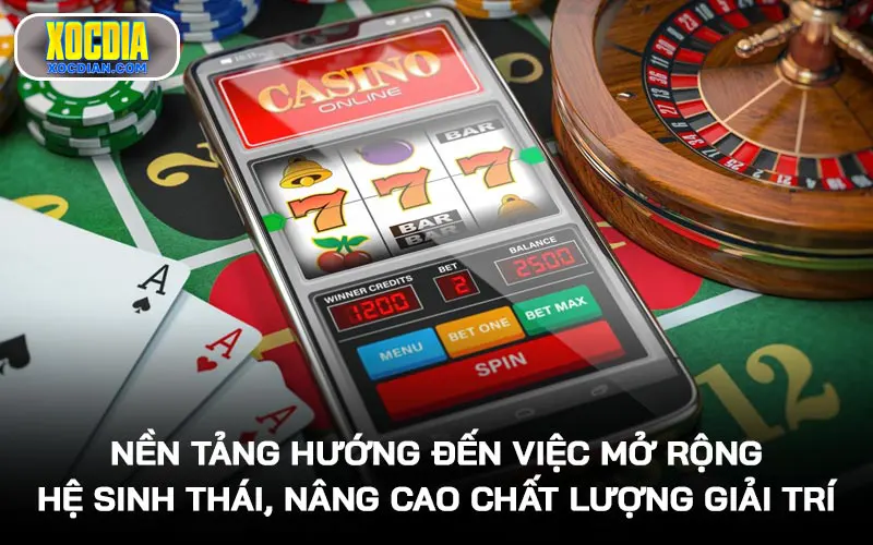 Nền tảng hướng đến việc mở rộng hệ sinh thái, nâng cao chất lượng giải trí