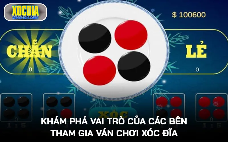 Khám phá vai trò của các bên tham gia ván chơi Xóc đĩa