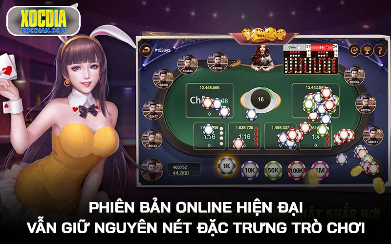 Phiên bản online hiện đại mang đến sự tiện lợi nhưng vẫn giữ nguyên nét đặc trưng trò chơi