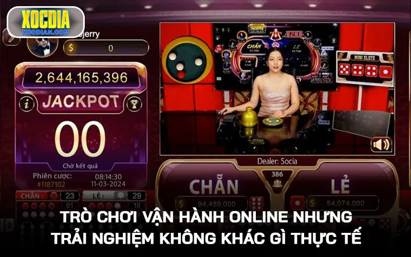 Trò chơi nổi bật bởi việc vận hành online nhưng trải nghiệm không khác gì thực tế